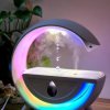 چراغ خواب و دستگاه بخور ضد جاذبه اسپیکردار G شکل مدل Y-13