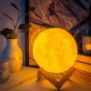 گجت چراغ خواب مدل MOON LIGHT 3D