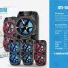 اسپیکر بلوتوثی اورجینال دوبل 4 اینچ قابل حمل  مدل KTX-1589A