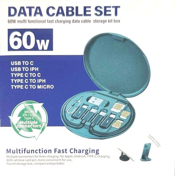 مجموعه لوازم جانبی موبایل مدل data cable set