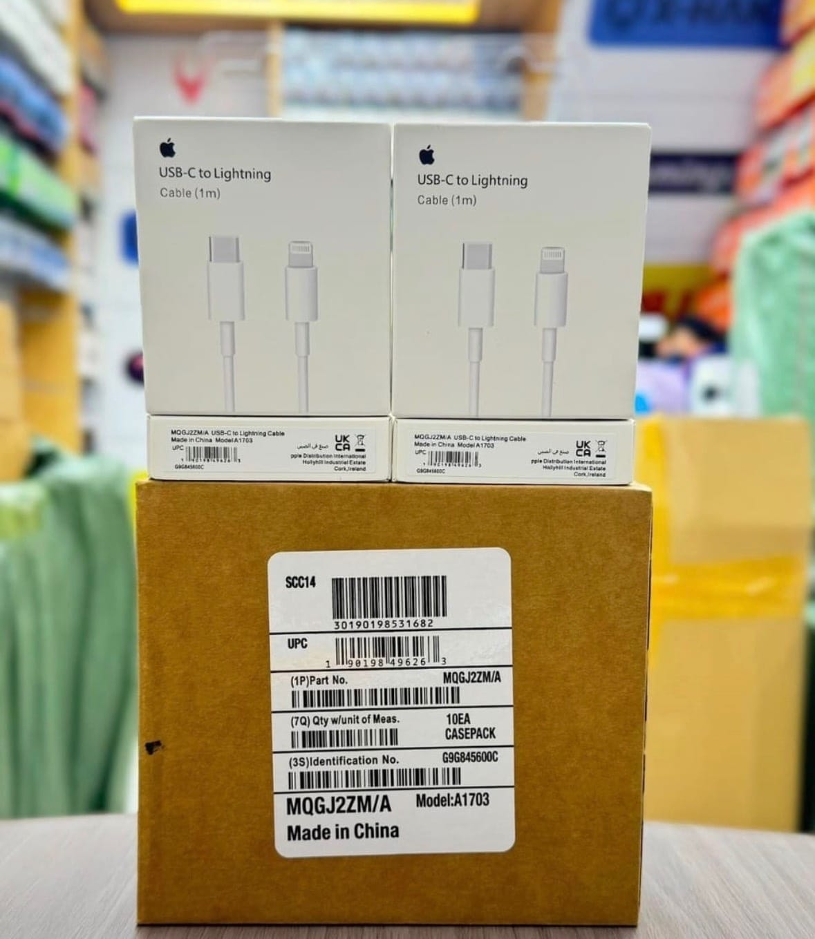 کابل شارژ آیفون 13 اپل USB-C به Lightning مدل MQGJ2ZM/A